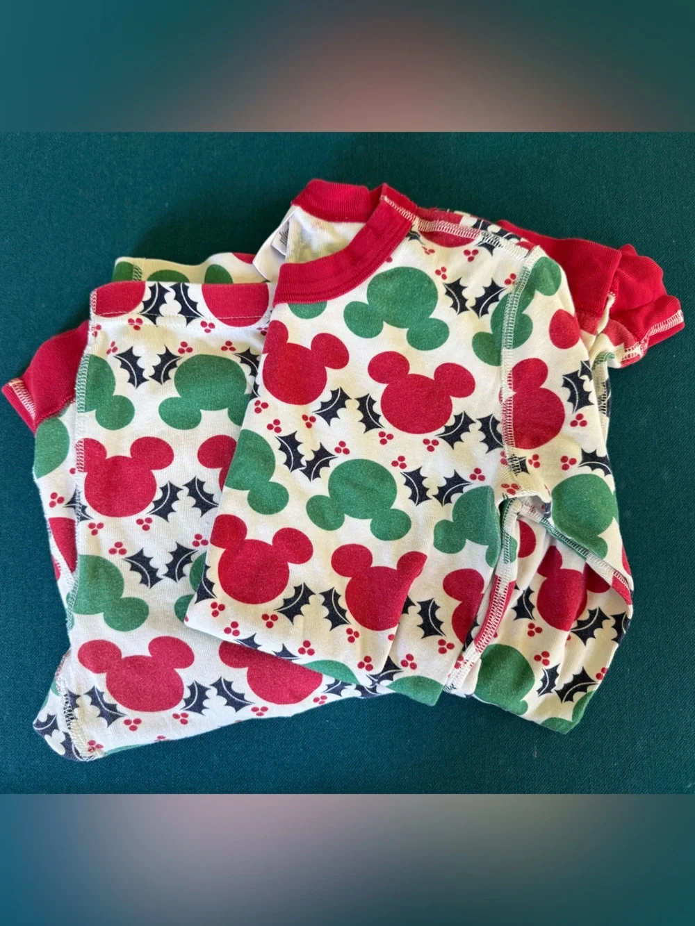 Hanna Andersson Disney Holiday Pajamas Girls Size 160 / 14